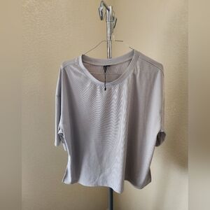 Zattcas Short Sleeve Grey Pullover Shirt